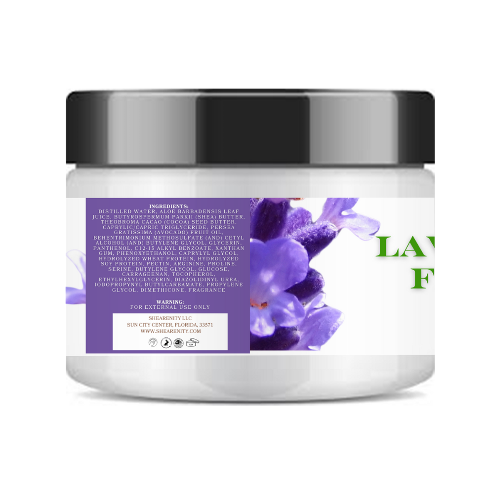 Lavender Scented Ultra Hydrating Nourishing Body Cream – Deep Moisture for Dry Skin