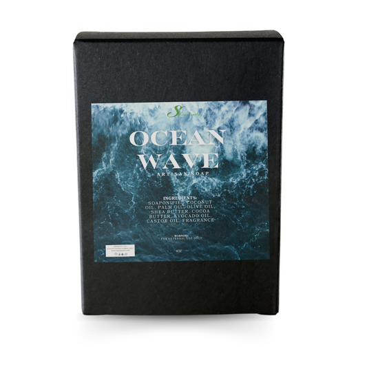 Ocean Wave Luxury Artisan Soap – Shea Butter, Cocoa Butter & Avocado Oil Blend
