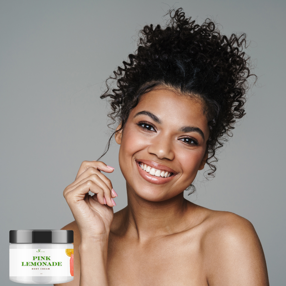 Pink Lemonade Scented Ultra Hydrating Nourishing Body Cream – Deep Moisture for Dry Skin - 16oz