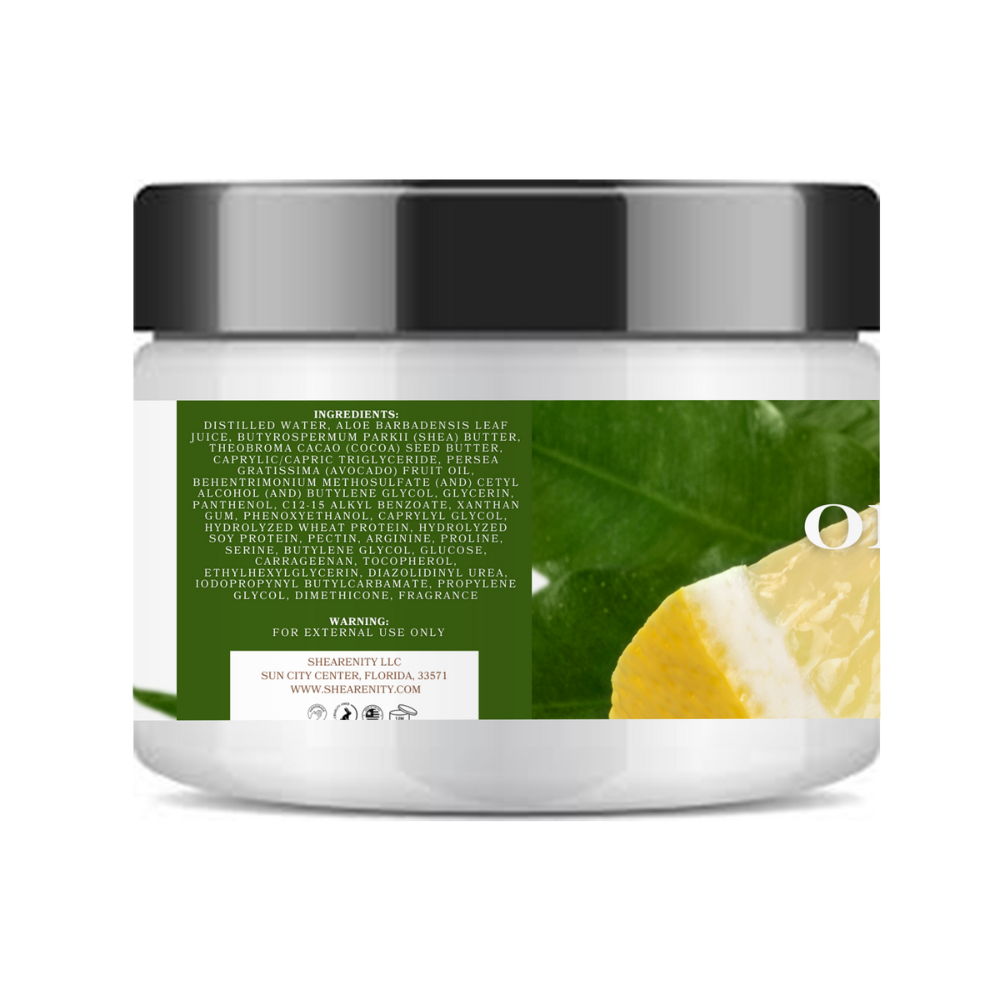Olive Leaf and Citron Scented Ultra Hydrating Nourishing Body Cream – Deep Moisture for Dry Skin