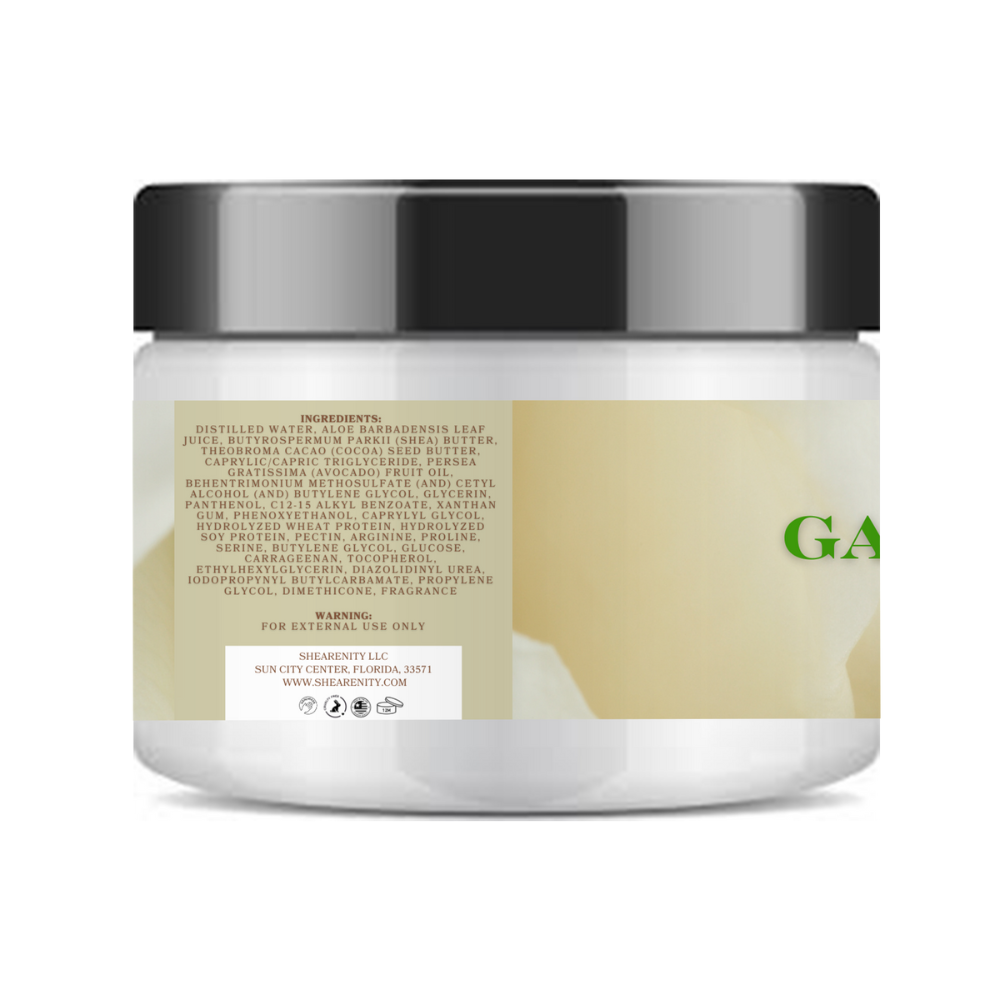 Gardenia Scented Ultra Hydrating Nourishing Body Cream – Deep Moisture for Dry Skin - 16oz