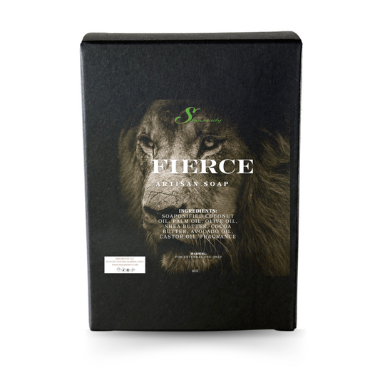 Fierce Luxury Artisan Soap – Shea Butter, Cocoa Butter & Avocado Oil Blend - 4oz bar