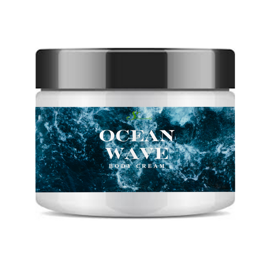 Ocean Wave Scented Ultra Hydrating Nourishing Body Cream – Deep Moisture for Dry Skin - 16oz
