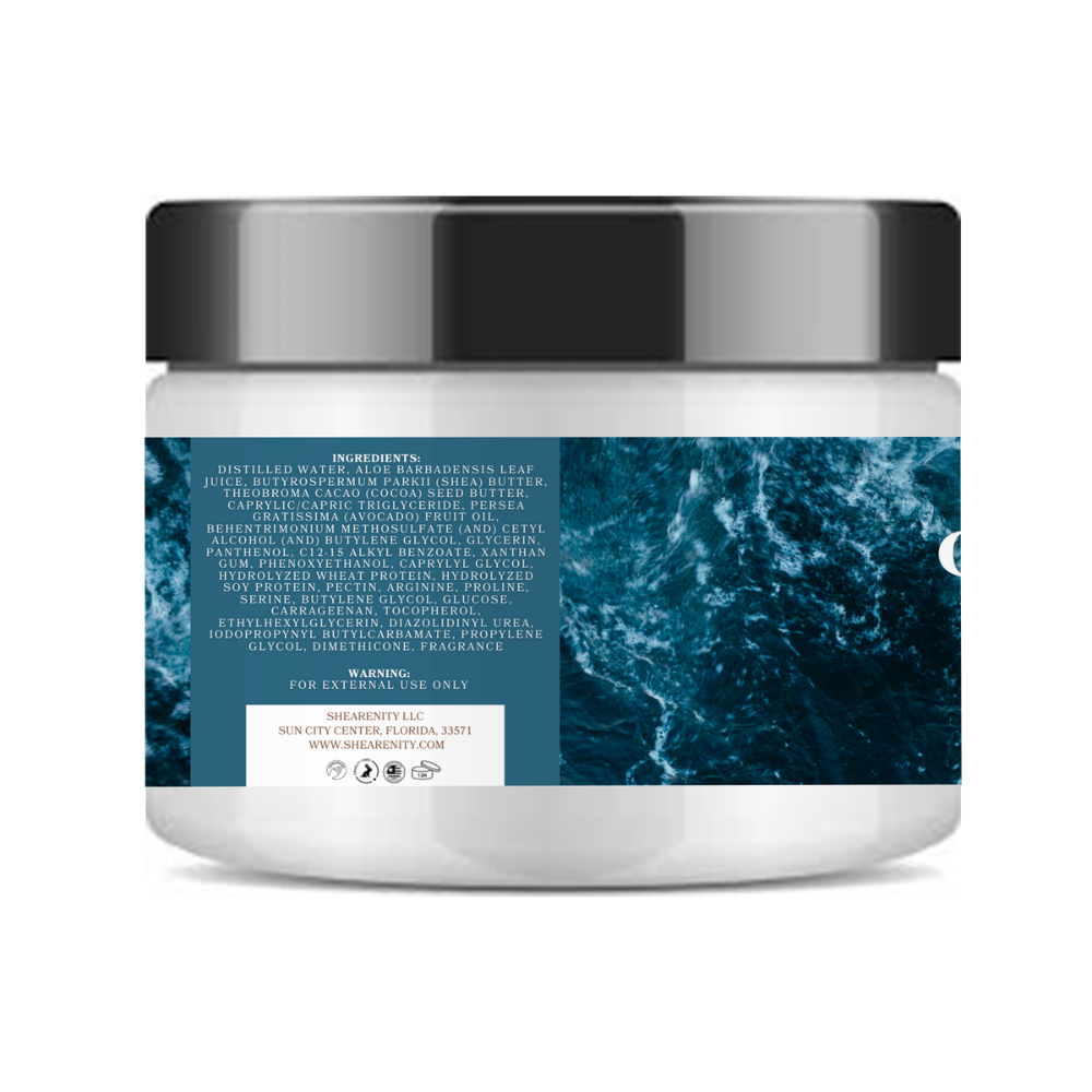 Ocean Wave Scented Ultra Hydrating Nourishing Body Cream – Deep Moisture for Dry Skin - 16oz