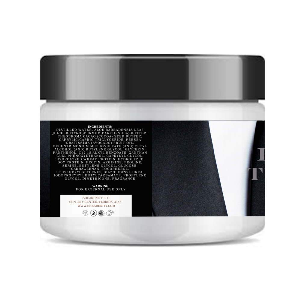 Black Tuxedo Scented Ultra Hydrating Nourishing Body Cream – Deep Moisture for Dry Skin - 16oz