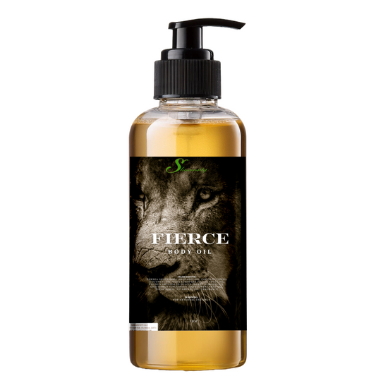 Fierce Nourishing Body Oil - 12oz | Avocado, Coconut, Olive, Sweet Almond & Safflower Oils + Vitamin E