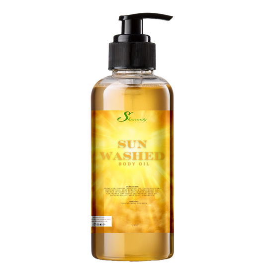Sunwashed Nourishing Body Oil - 12oz | Avocado, Coconut, Olive, Sweet Almond & Safflower Oils + Vitamin E